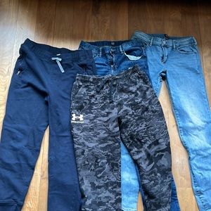 BUNDLE sz 16/YXL | 4 for the price of one!! Under armour, GAP and Crewcu…